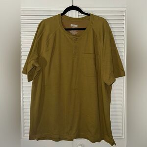 Duluth Trading Co Men’s Relaxed Fit Longtail T‎ Short Sleeve Henley Size XL